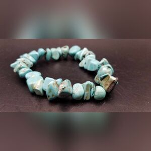 Turquoise nugget bracelet B727